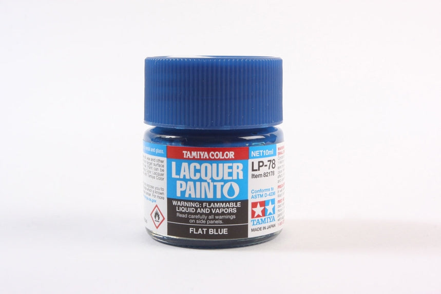 Tamiya LP-78 Flat Blue Lacquer Paint (10ml)