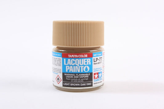 Tamiya LP-77 Light Brown DAK 1942 Lacquer Paint (10ml)