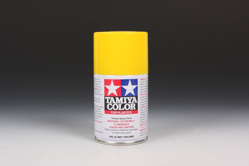 Tamiya TS-16 Yellow Lacquer Spray Paint (100ml)
