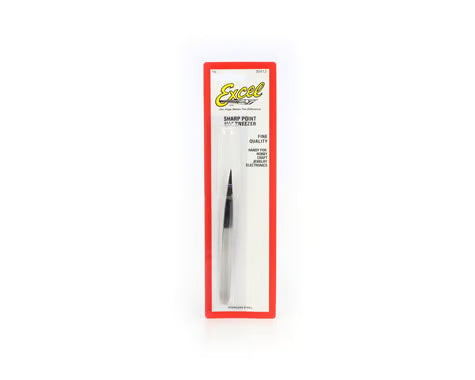 Excel Stainless Steel Sharp Tweezer (4-3/4")