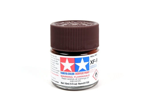 Acrylic Mini Xf-9 Hull Red 10Ml Bottle