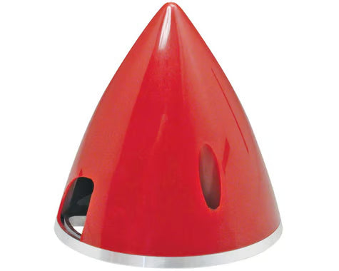 Great Planes Spinner 2-1/2 Nylon Alum Red