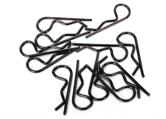 Black Standard-Duty Body Clips (12)