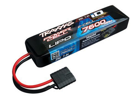 7600 mAh 7.4 Volt 2-Cell LiPo Battery