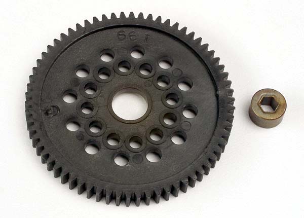 66-Tooth Spur Gear (32-Pitch) with Bushing