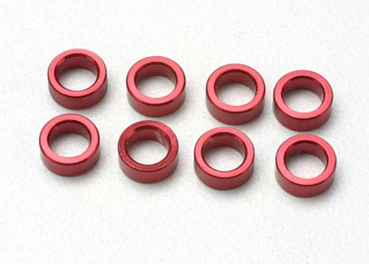 Red Aluminum Pushrod Spacers (8)