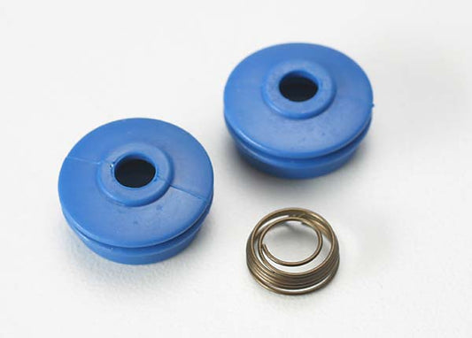Throttle dust boots (2) with return spring for TRX® 2.5, 2.5R, and 3.3 engines