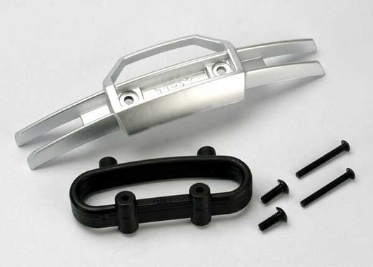 Satin Chrome Front Bumper with Mount & Screws