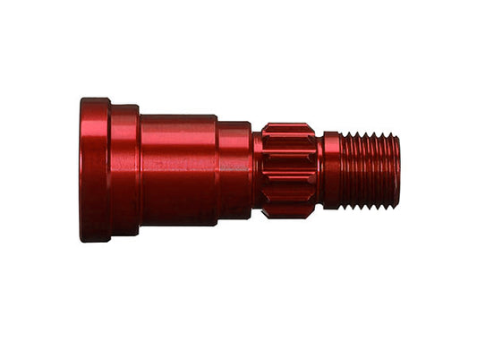 Red Aluminum Stub Axle