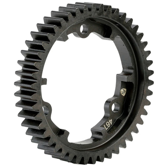 46T Hardened Steel Mod 1 Spur Gear for E-Revo, Maxx, X-Maxx, XO-1, Sledge