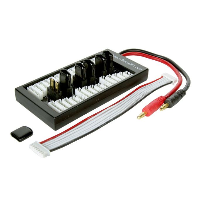 Paraboard - Parallel Charging Board for Lipos with TRX-type Connectors