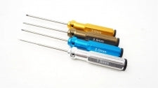 Allen (Hex) Screwdrivers - Set of 4 - 1.5mm, 2.0mm, 2.5mm and 3.0mm