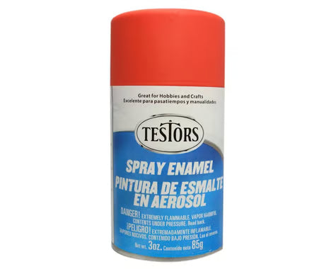 Testors Spray 3 oz Flat Red