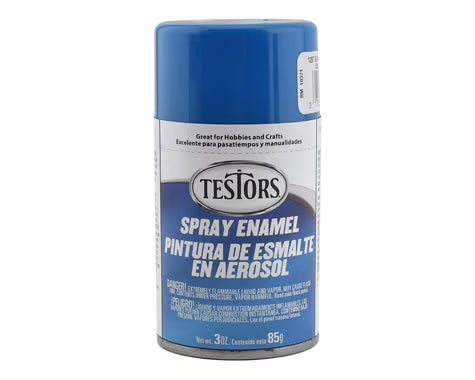 Testors Spray 3 oz Transparent Blue